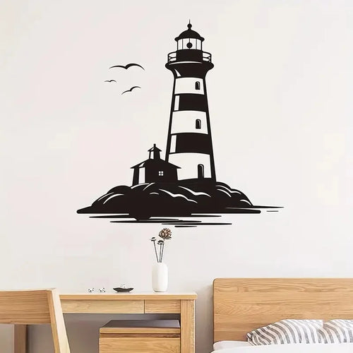 Phare sur fond blanc
