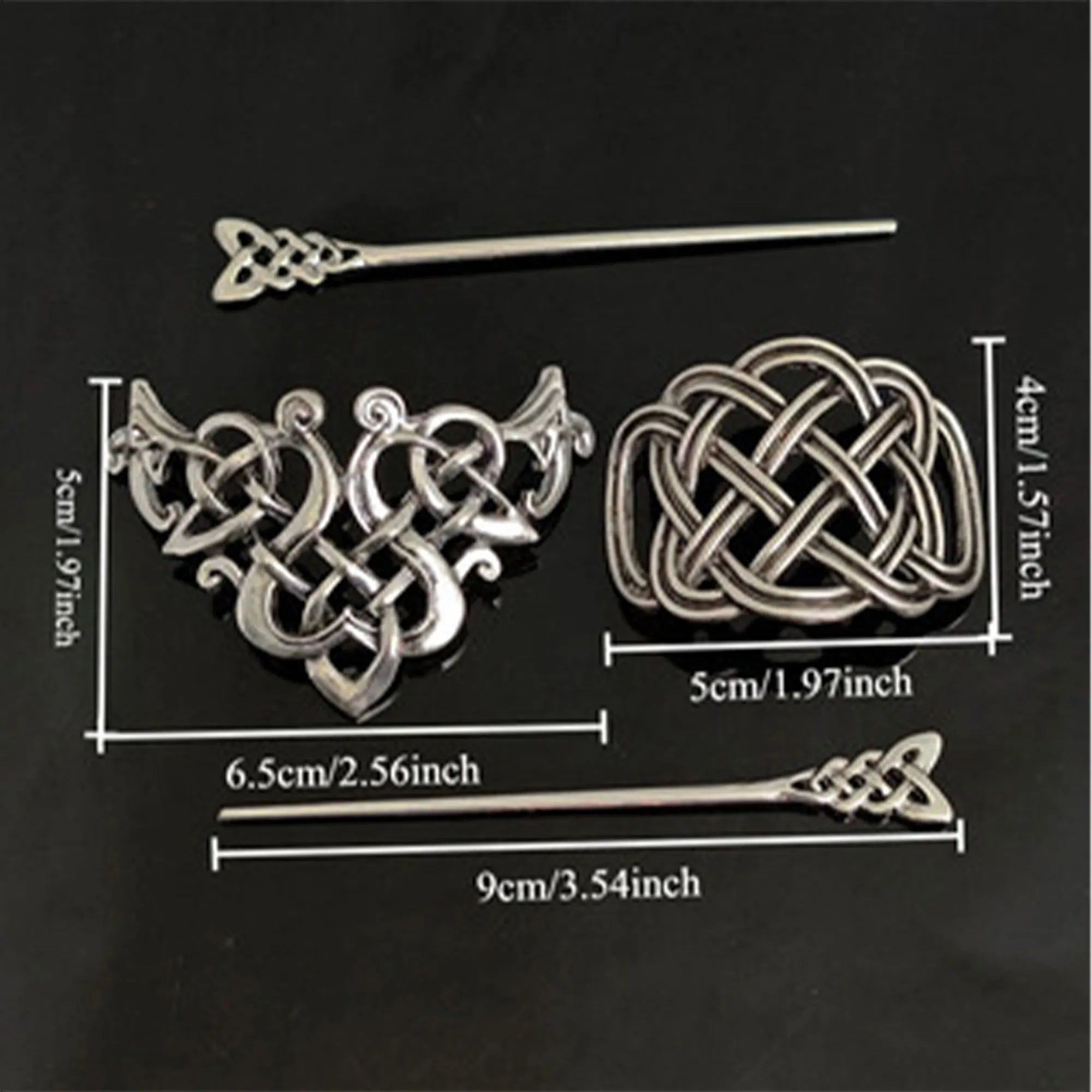 Barrette d'inspiration Celte
